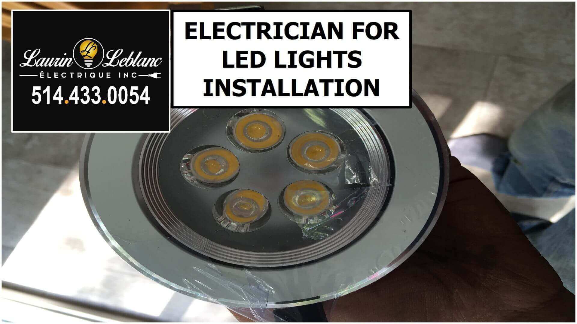 LED lights in Notre-Dame de l'île Perrot