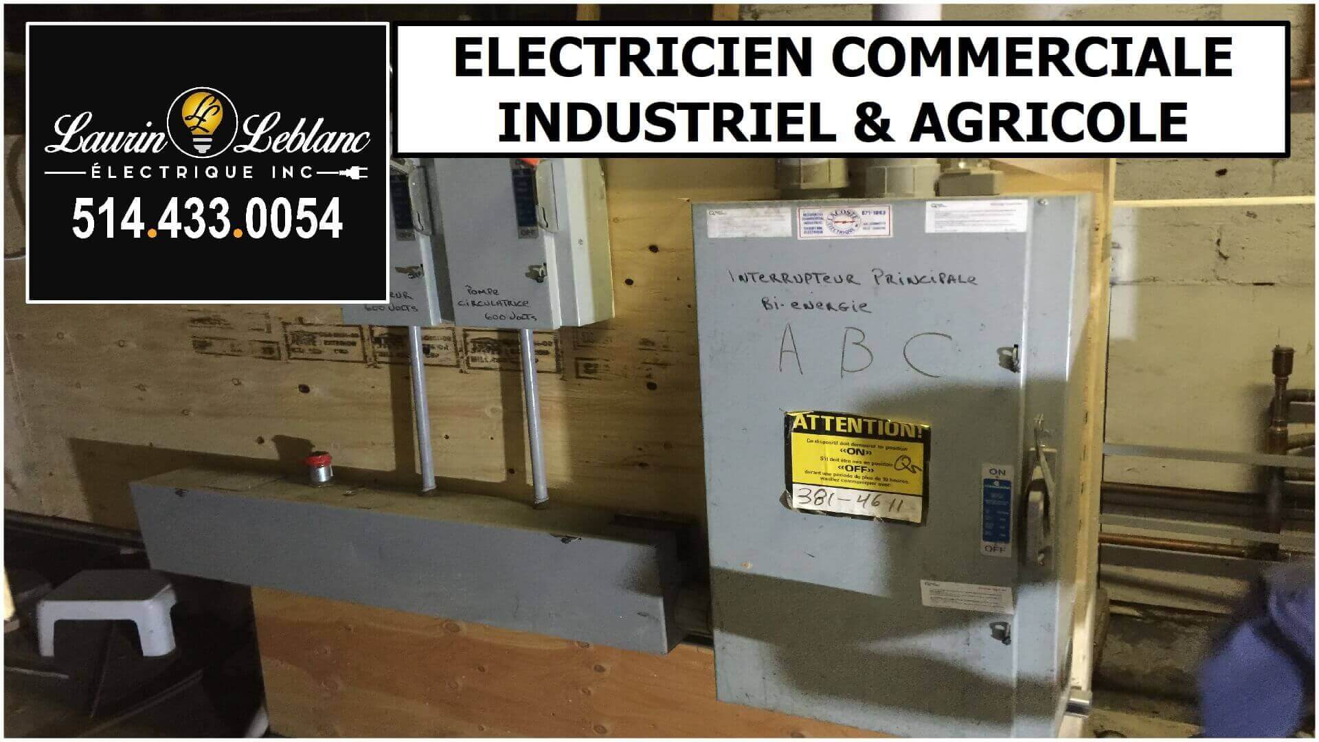 Électricien Commercial à Dorval