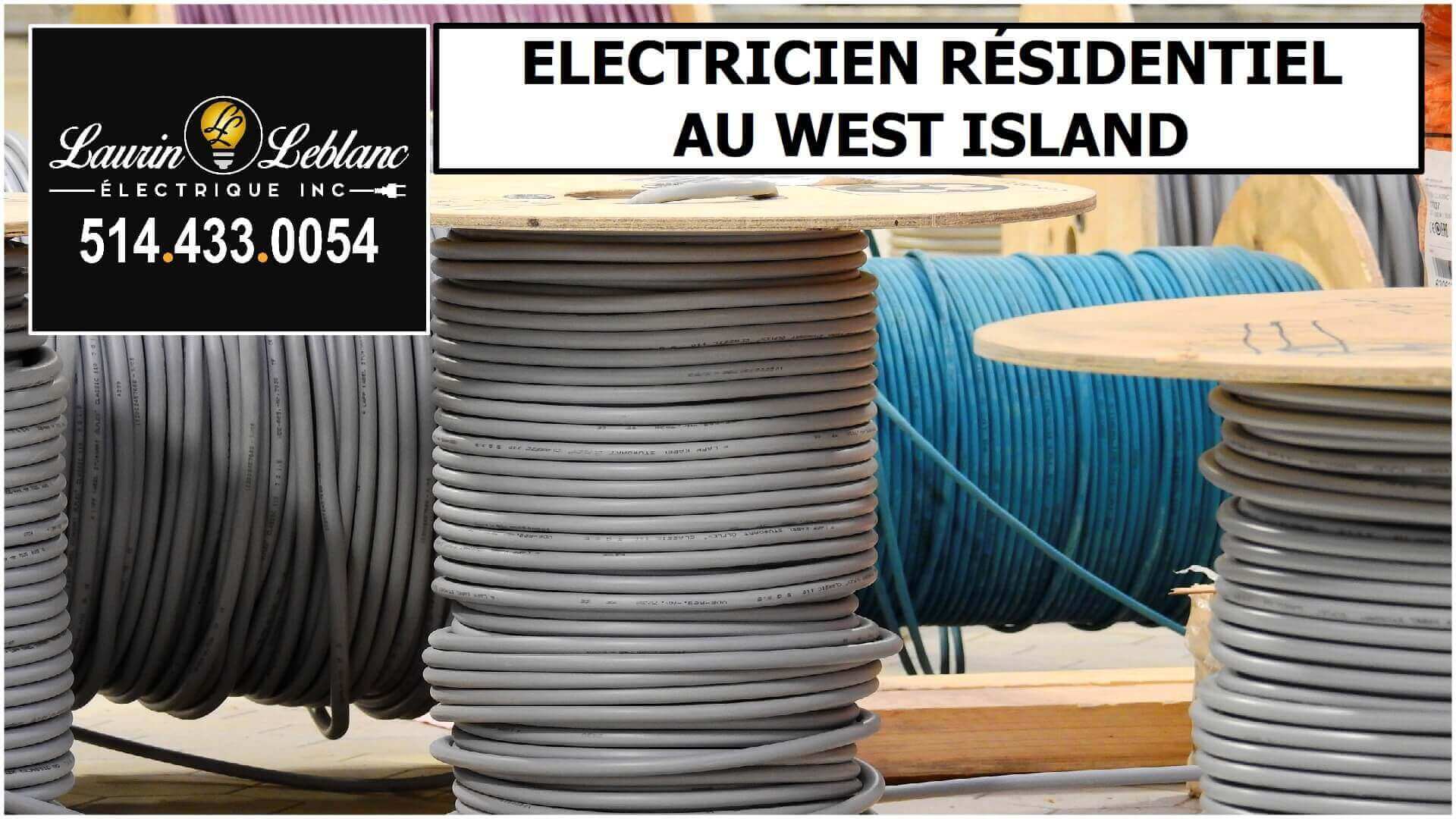 Électricien west island à Hudson