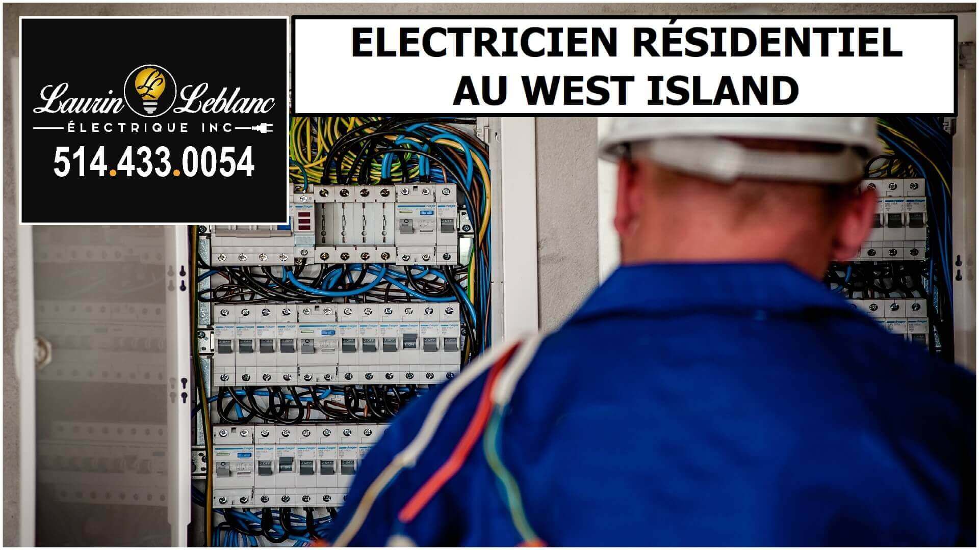 Électricien west island à Saint-Lazare