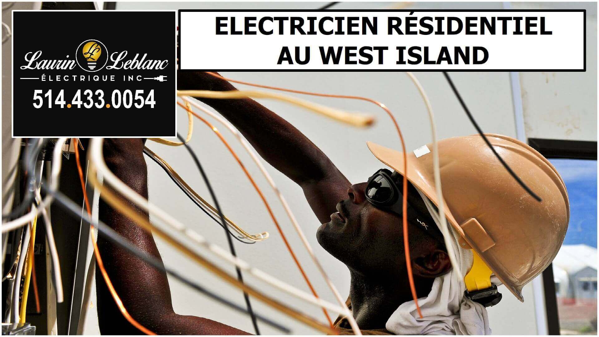 Électricien west island à St-Laurent