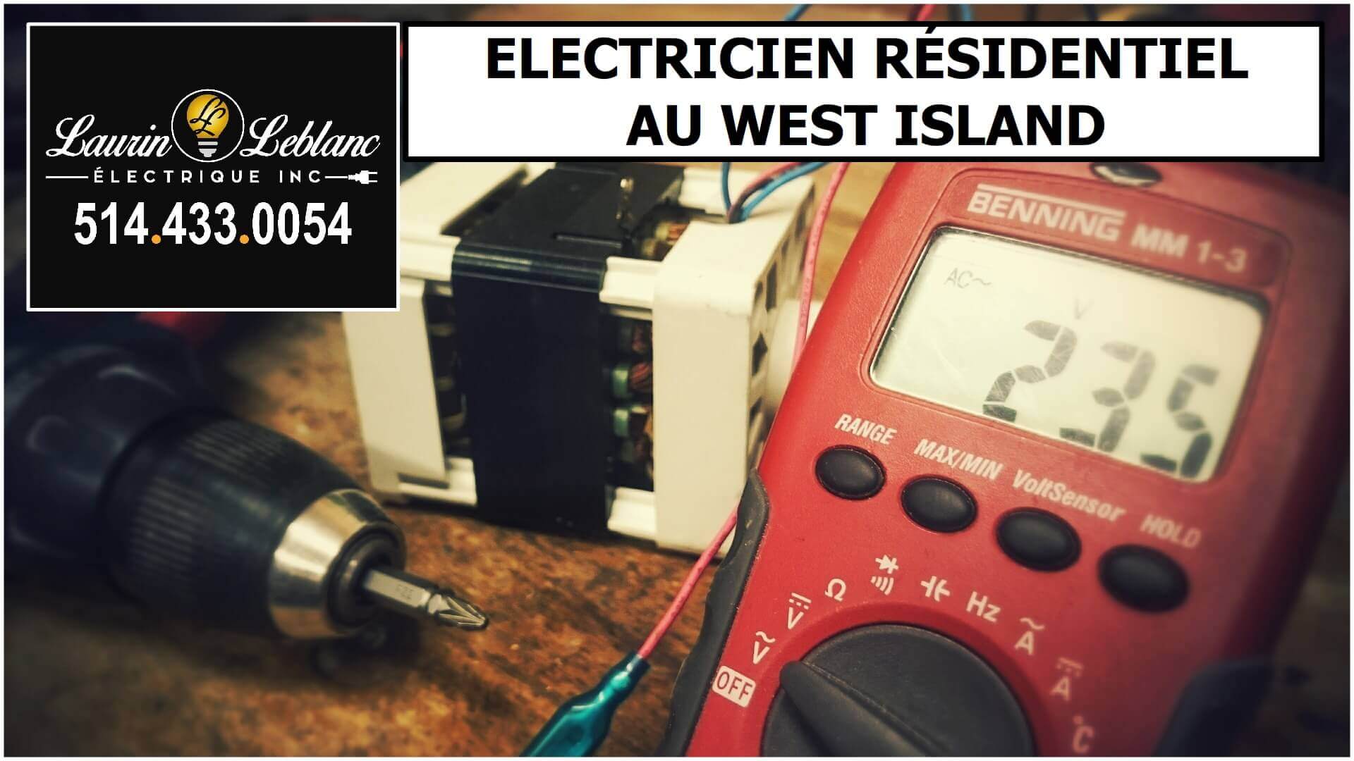 Électricien west island à Montreal