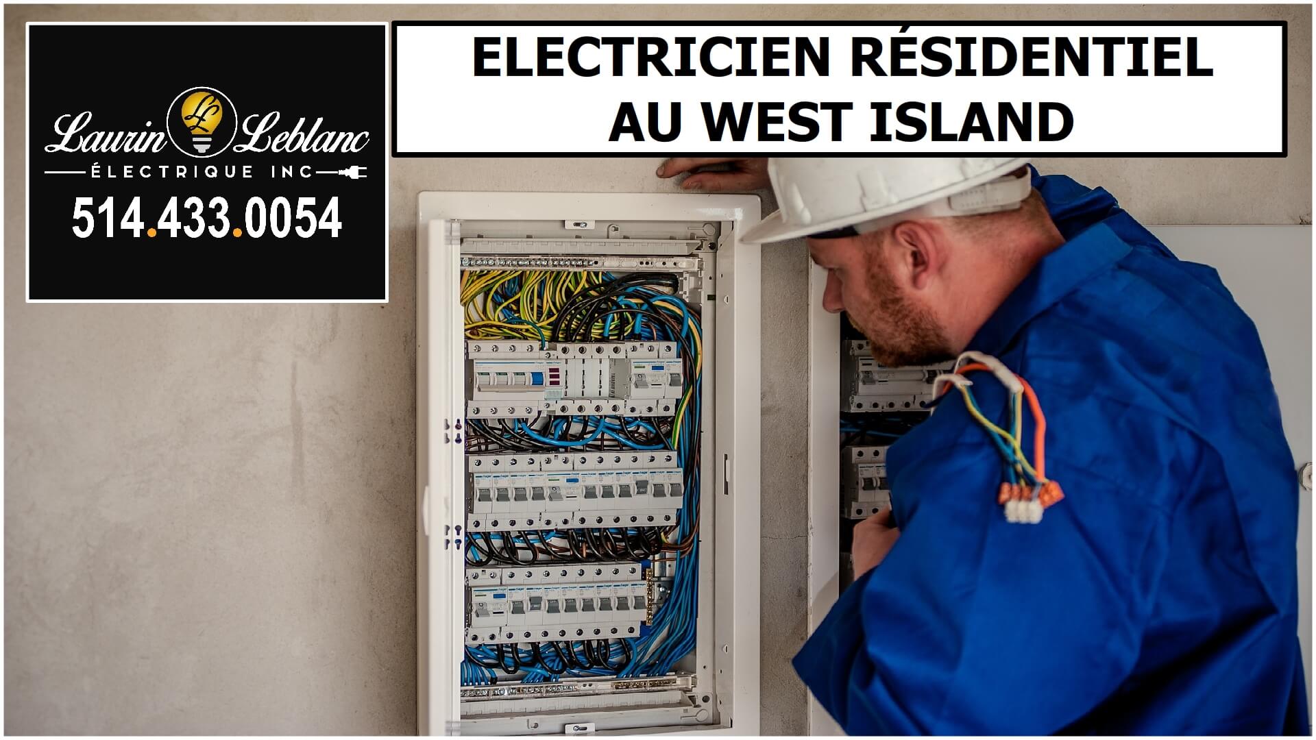 Électricien west island à Pointe Claire