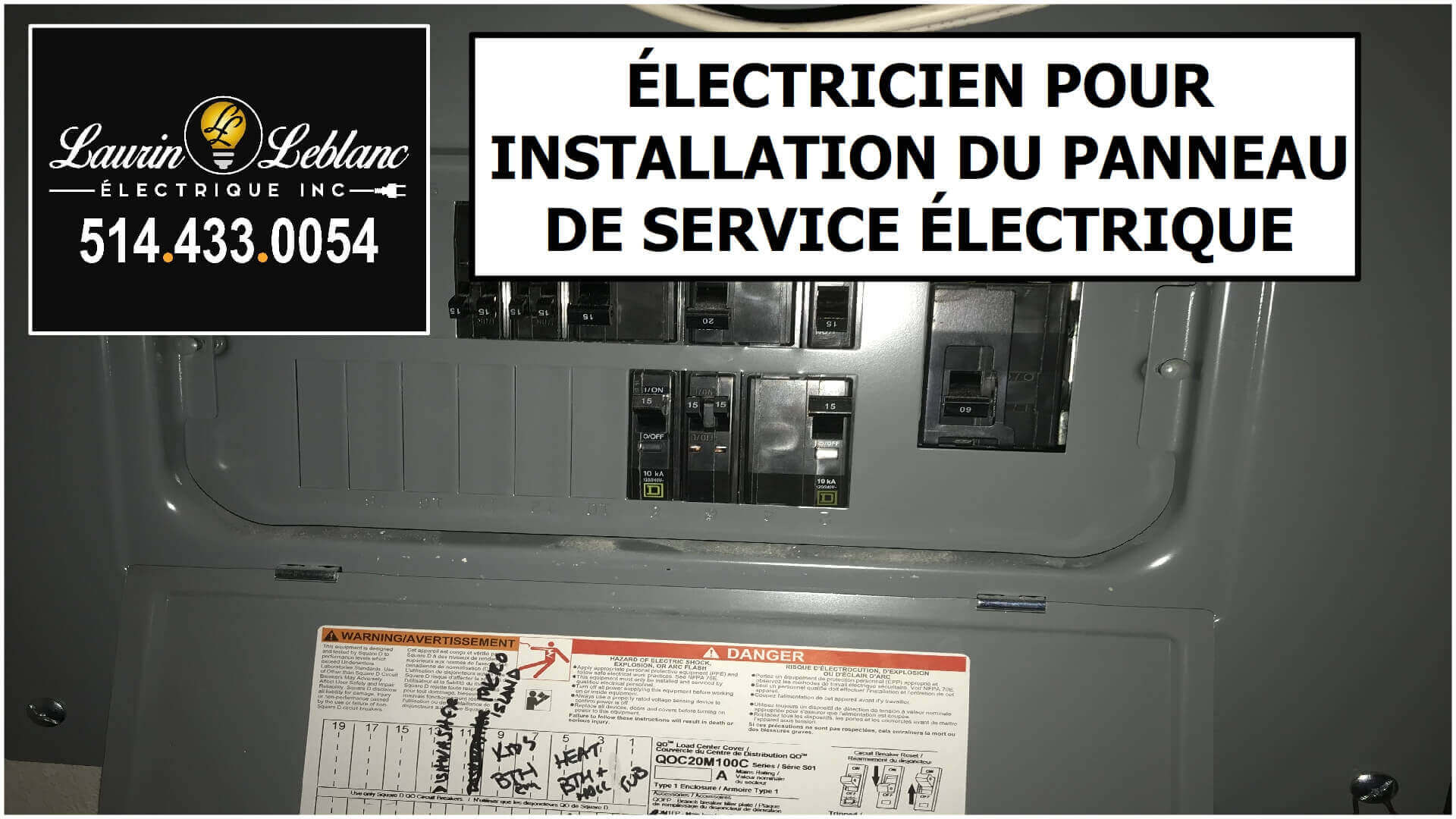 Installation Panneau Service à Saint-Lazare