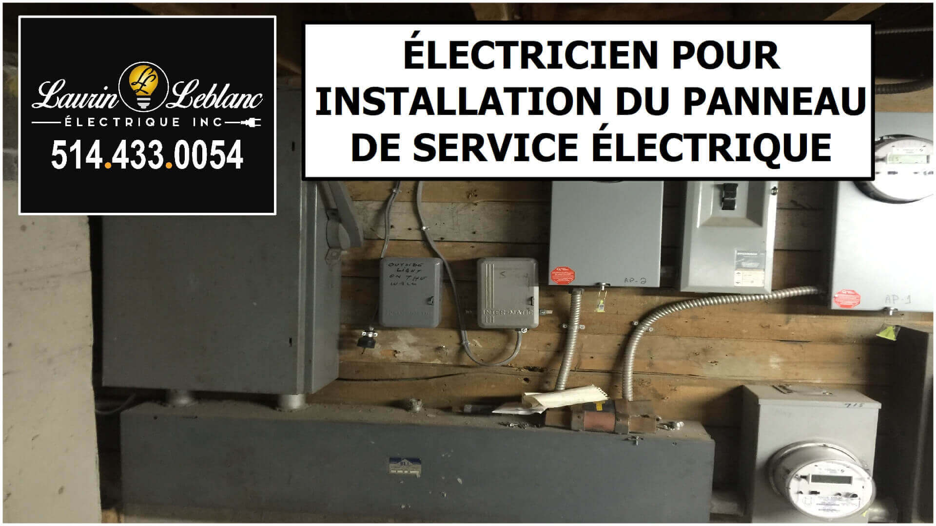 Installation Panneau Service à Roxboro