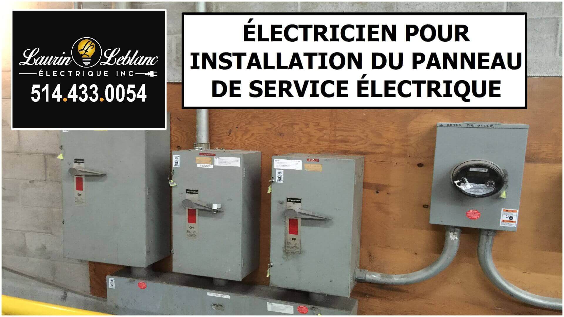 IInstallation Panneau Service à Ile-Perrot
