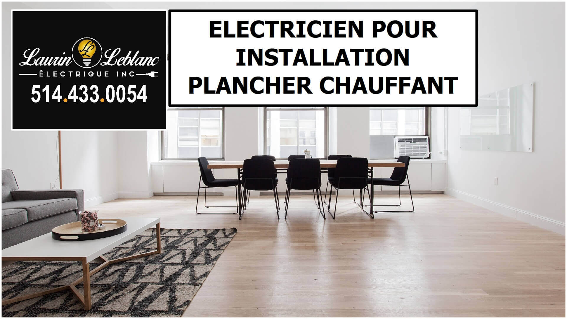 Installation plancher chauffant à St-Laurent