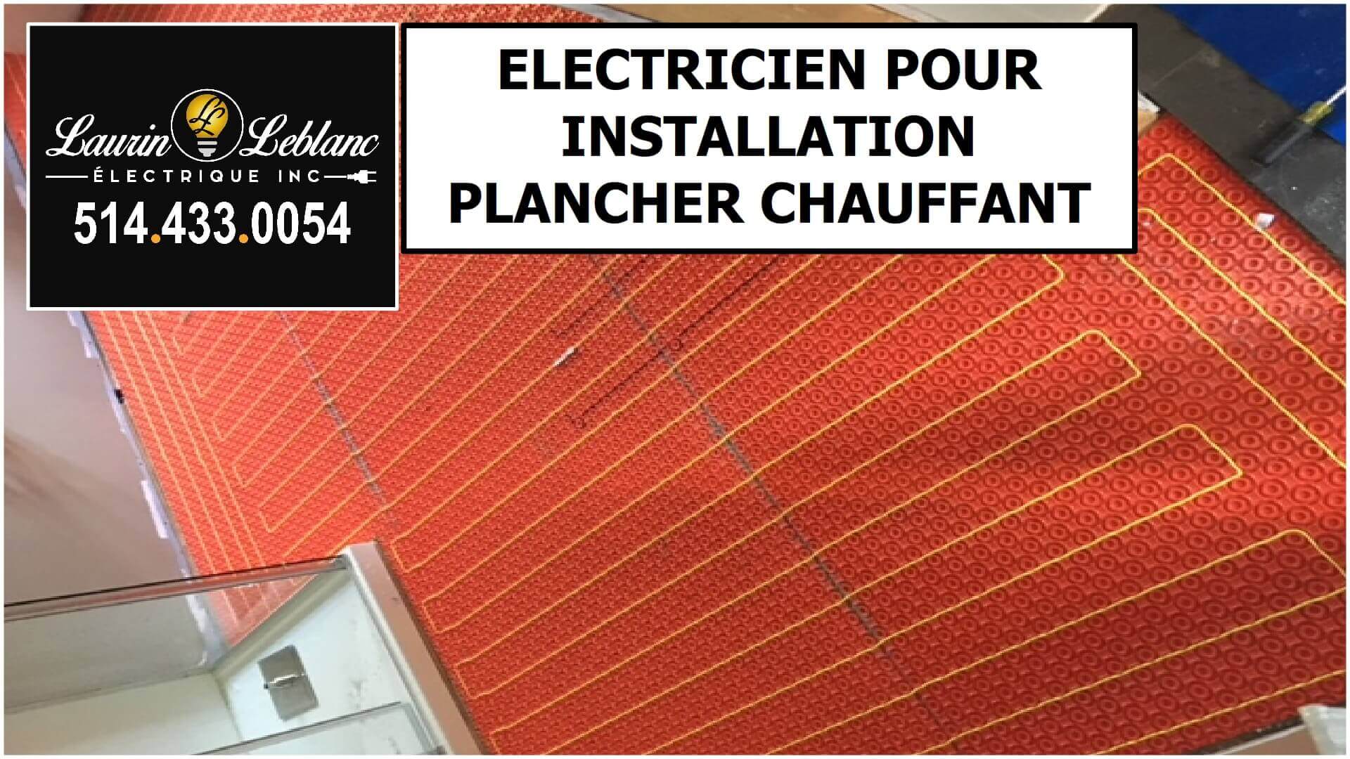 Installation plancher chauffant à Beaconsfield