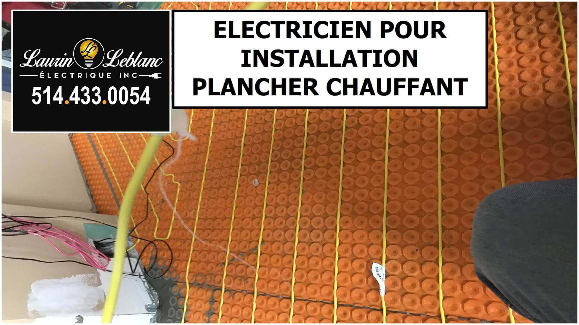Installation plancher chauffant à Baie D'Hurfe