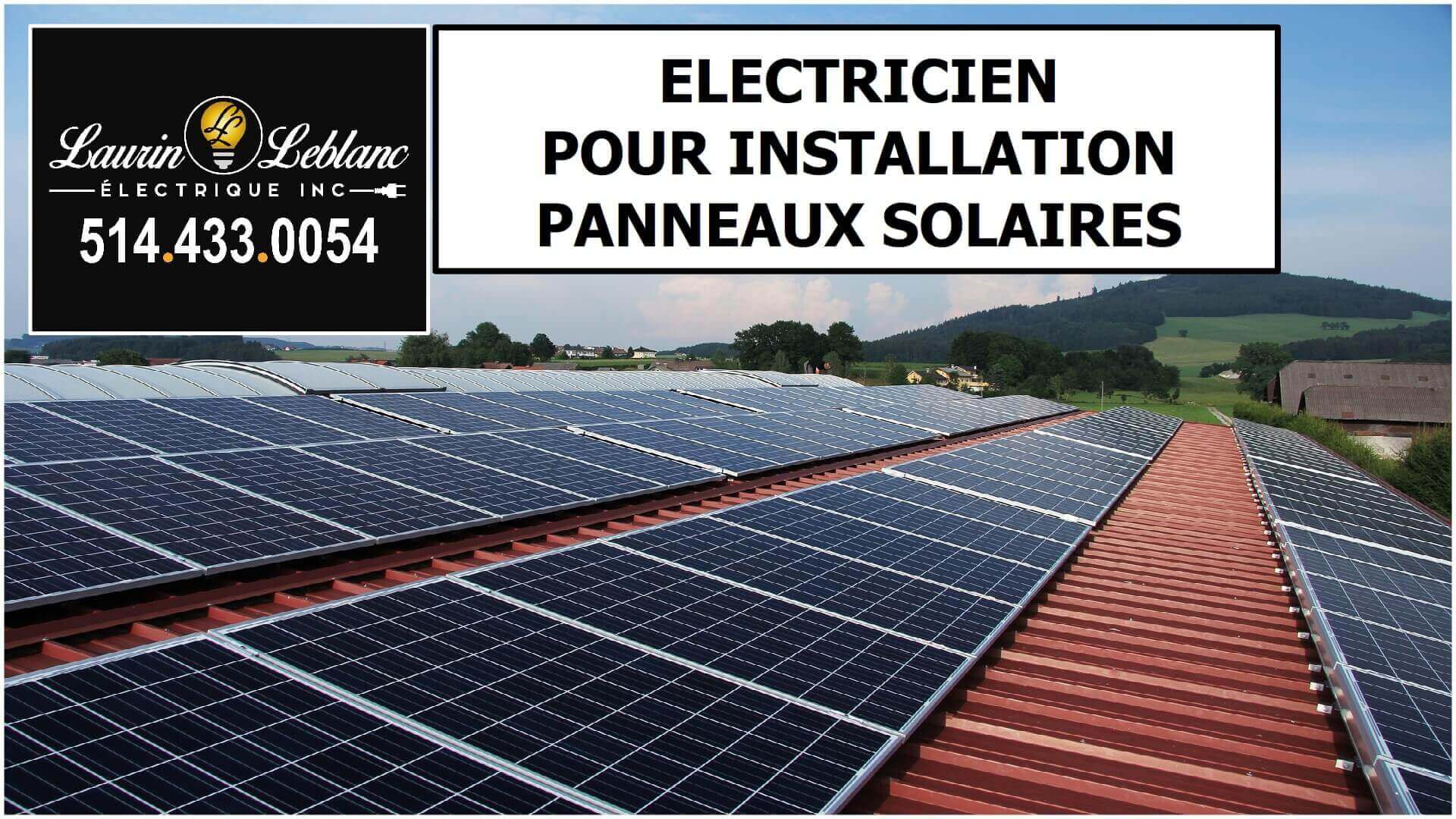 Installation Panneaux Solaire à Notre-Dame de l'île Perrot