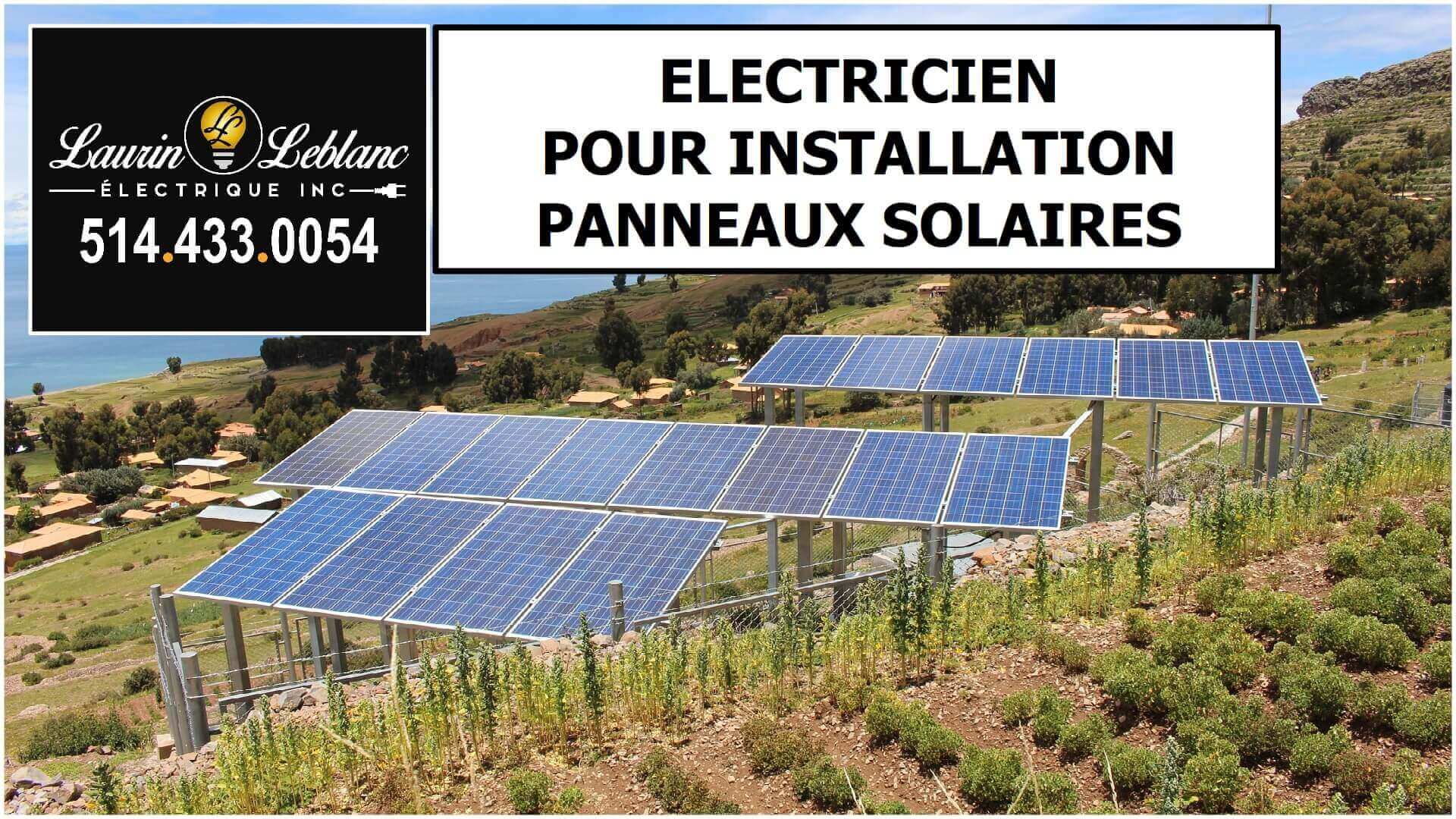 Installation Panneaux Solaire à Kirkland